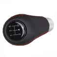 thumbnail image 6 of 5 Speed Gear Shift Knob for Auto Manual Vehicles, PU Leather Shifter Knob, Ergonomic Design, 6 of 8