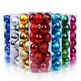 thumbnail image 3 of 24Pcs Christmas Ball Set Party Decorations Painted Christmas Home Parties Decoration Christmas Tree Hanging Balls,1.2", 3 of 7