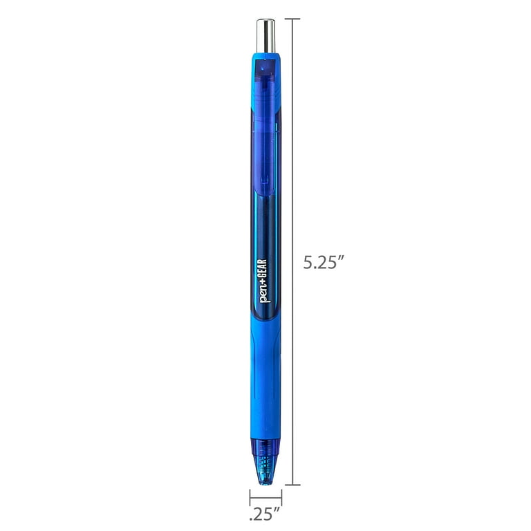 Pen+Gear Retractable Gel Pens, Medium 0.7mm, Assorted, 12 Count photo 5
