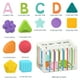 thumbnail image 2 of Juguete de apilamiento sensorial Shape Sorter | Desarrollo de la motricidad fina educativa al estilo Montessori | Caja de ABS mejorada con 6 bloques texturizados | Duradero | Aprendizaje visual y, 2 of 5