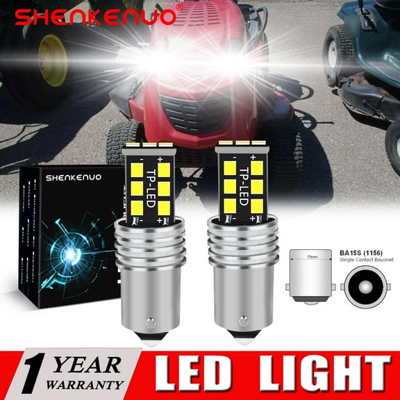 SHENKENUO For a Toro LX420 LX425 LX426 LX460 tractor mower 2X SUPER BRIGHT LED light bulbs ,15SMD,C53