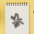 thumbnail image 4 of HEALEEP 10Ud Anillas Para Encuadernación De Color Negro Sin Herramientas Necesarias, 4 of 6