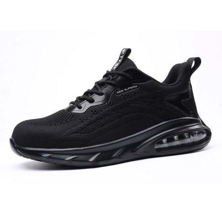 

OwnShoe Steel Toe Work Shoes for Men Women Anti-Pierce Safety Shoes Nonslip Work Sneakers for Construction