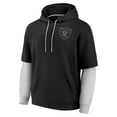 thumbnail image 2 of Unisex Fanatics  Black Las Vegas Raiders Sleek Elements Pullover Hoodie, 2 of 7