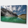 thumbnail image 2 of Clear Mountain Lake under Bright Sky - Impression sur Toile Paysage, 2 of 4