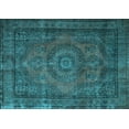 thumbnail image 1 of Ahgly Company Indoor Rectangle Persian Light Blue Traditional Area Rugs, 4' x 6', 1 of 4