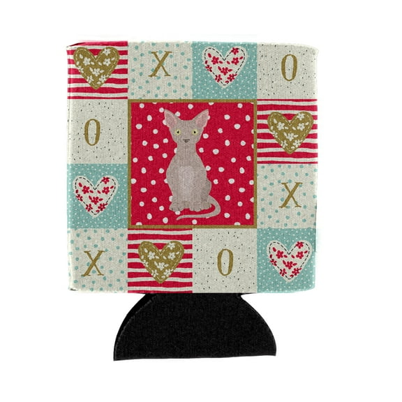 Carolines Treasures CK5770CC Minskin Cat Love Can or Bottle Hugger Can Hugger multicolor