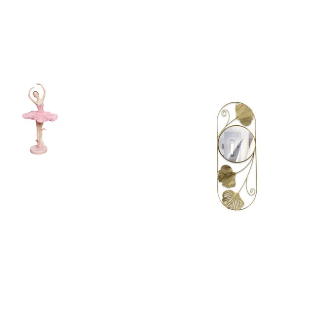 Figura De Bailarina De Resina, Escultura De Niña, Espejo De Pared, Regalo De Cumpleaños, Novedoso Recuerdo, Regalos Para Sala De Estar, Pasillo, Entrada, Armario.