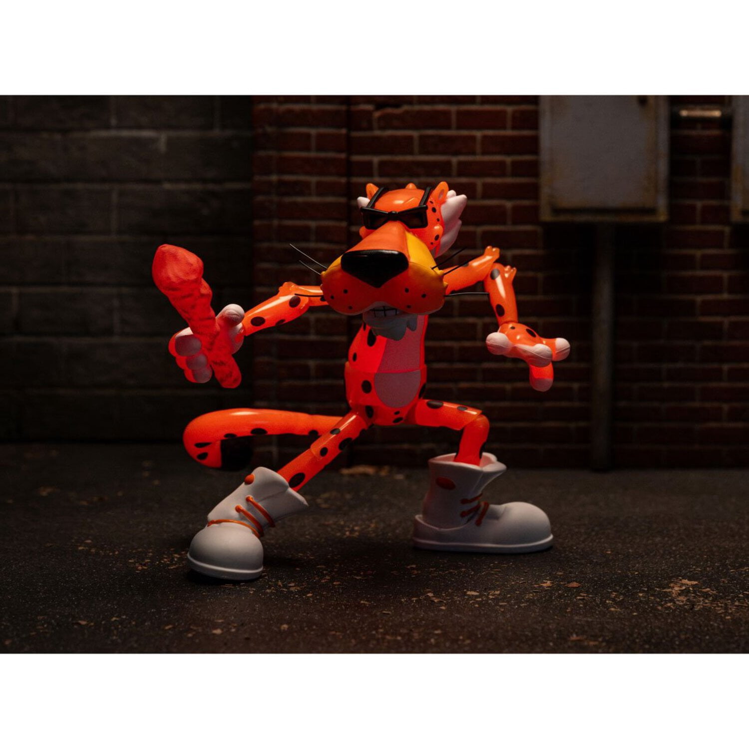 Jada Toys Cheetos Chester Cheetah Action Figure 6‚Äù Glow in the