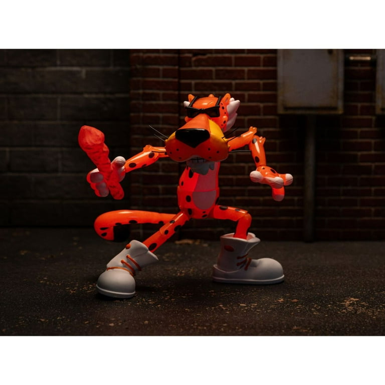 Jada Toys – Cheetos Chester Cheetah Action Figure Flamin' Hot Glow