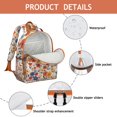 thumbnail image 4 of Floral Student Travel Backpack, Waterproof, Multi-Layer Storage, Lightweight, Buckle Fastening, Ideal Birthday or School Gift, 4 of 6