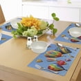 thumbnail image 4 of Ambesonne Nostalgic Place Mats Set of 4, Journey Fun Sky, Standard Size, Blue, 4 of 6