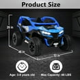 thumbnail image 3 of ICEELF 24V 10AH 2 Seater Ride on Toys for Big Kids, 21" 4WD/AWD Large Kids' Electric Vehicles with Remote Control, 3 of 8
