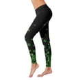 thumbnail image 2 of Wangmeiwg St Patricks Day Leggings for Women St Patricks Day Print High Waist Yoga Pants For Women Tights Compression Running Fitness Workout Leggings Black XL, 2 of 5