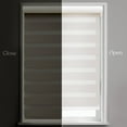 thumbnail image 6 of MOOD Zebra Shades for Windows | Custom Size + Cordless + Durable and Stylish Roller Shade | Day and Night Dual Layer Combi Blind | Natural Cotton (Light Filtering) | 35.5"W x 60"H, 6 of 9