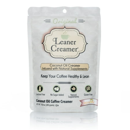 Leaner Creamer, Powdered Coffee Creamer, Original Flavor Creamer, 9.87 Ounces