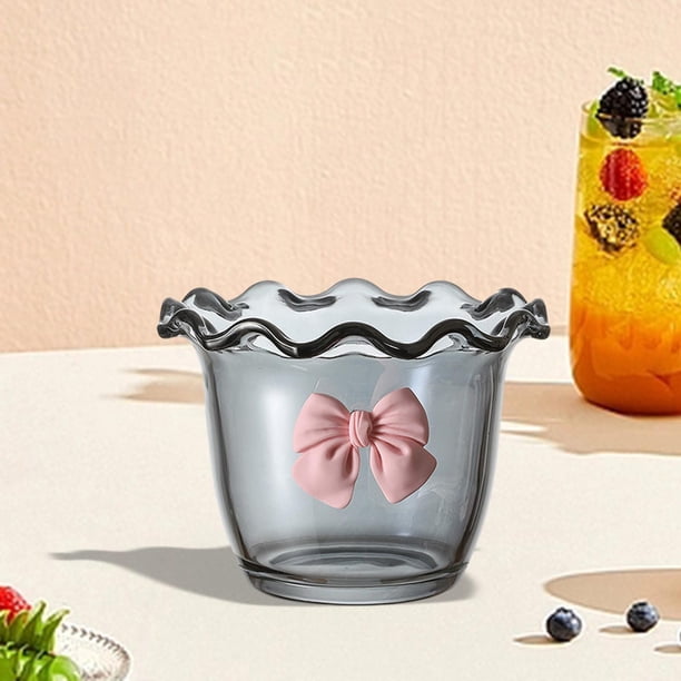 Lot de 4 Inox Coupe à Glace - 200ml Bol à Crème Glacée Coupelle Dessert avec fourchette en Acier Inoxydable Coupe à Crème de Yaourt - Maison