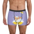 thumbnail image 1 of Fotbe Corgi Washing in Bathtub Calzoncillos Tipo Boxer con Bolsa de Soporte Total para Hombre, X-Temp Fresco, Transpirable y de Secado Rápido-XX-Large, 1 of 5