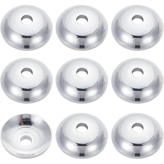 1 Box About 160Pcs Bead Caps 925 Sterling Silver Plated Brass 6mm Round Spacer Bead Caps for Bracelet Necklace Earrings Jewelry Making Silver