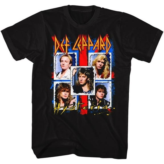 Def Leppard Music Ugly Hysteria Adult Short Sleeve T Shirt