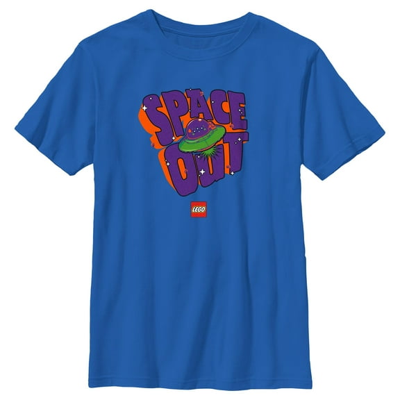 Boy's LEGO Space Out Graphic Tee Royal Blue Medium