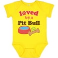 thumbnail image 3 of Inktastic Pit Bull Loved by a (dog Breed) Boys or Girls Baby Bodysuit, 3 of 5