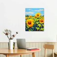 thumbnail image 2 of ARISTURING   Canvas Wall Art,Happy Sunflower Print Canvas Painting for Bedroom Living Room Kitchen Bathroom Corridor Dining Room Hotel Decor Medium, 2 of 4