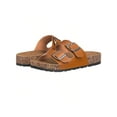 thumbnail image 5 of Women's Cork Footbed Sandals With Adjustable Buckles Slip On Platform Slides Sandals, 5 of 5