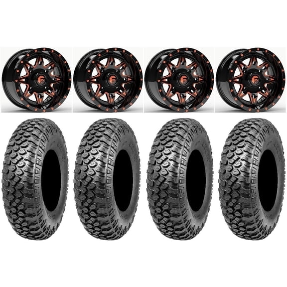 Fuel Lethal Orange 14" Wheels 30" RAZR XT Tires Polaris RZR XP 1000 / PRO XP / Ranger XP 900/1000