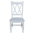 thumbnail image 2 of Double XX Solid Wood Chairs in White- Set of 2, 2 of 11