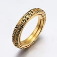 thumbnail image 4 of Creative Retro Punk Astronomical Sphere Ball Ring Cosmic Finger Ring Couple Lover Jewelry (gold, 7), 4 of 4
