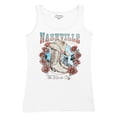 thumbnail image 5 of Nashville TN The Music City Women's Tank Top Country Cowgirl Boots and Hat, 5 of 7
