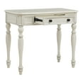 thumbnail image 3 of Country Meadows 36" Engineered Wood Desk in Antique White, 3 of 9