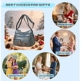 thumbnail image 4 of Crossbody Purse for Women Ladies Soft PU Leather Shoulder Bag with Multiple Pockets, Large Handbag Fashion Tote Top Handle Satchel, Blue, 4 of 7