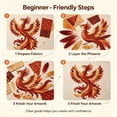 thumbnail image 5 of Beginner-Friendly Mythic Wilds DIY Layered Patchwork Art Kit with Patterned Fabrics, Sewing Materials & Step-by-Step Guide Included, 5 of 8