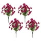 thumbnail image 1 of Set de 4 Flores Artificiales Realistas para Decoración de Exteriores | Flores de Seda Resistentes a La Intemperie | Decoración Versátil para Jardín | Bajo Mantenimiento | 4 Flores Artificiales, 1 of 5