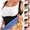 Blue, variant on Women's Waist Trainer Tank Sleeveless Compression Sauna Tank Top Shapewear Smooth Under Clothes L