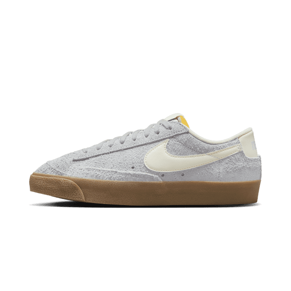 NIKE WOMENS Blazer Low '77 Vintage Womens "Football Grey Gum" FQ8060 003 FQ8060 003 from Stadium Goods