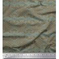 thumbnail image 1 of Soimoi Cotton Jersey Fabric Floral Mandala Print Fabric by Yard 58 Inch Wide, 1 of 3