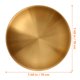 thumbnail image 2 of Tazón doble dorado de acero inoxidable de 19 cm para sopa, tazón grueso, tazón para bibimbap, tazón para sopa de fideos (dorado), 2 of 5