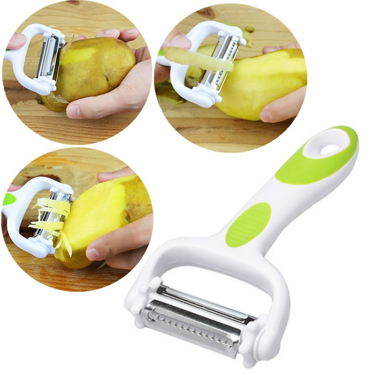 Hand Potato Peeler Ceramic Blade Spud Vegetable Fruit Slicer Speed