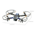 thumbnail image 4 of 9 Year Old Boy Gifts, FPV Drone with Two Directions Esc Camera Brushless Motor Drones.4G Quadcopter with Cool LED Lights Altitude Hold Obstacle Avoidance for Adults, Black, One Size, 4 of 6