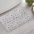 thumbnail image 2 of Gray Cow Expression Pattern Bathroom Rugs Mat,Non Slip Microfiber Bathroom Rug,Rubber Backing,Soft Bathroom Mats for Bathroom Floor,Tub and Shower,17x27in(43x68cm), 2 of 4