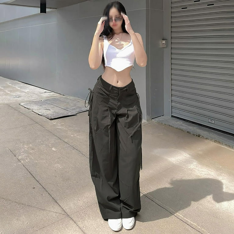 パンツ alpha parachute cargo flared pants Y2K alpha parachute cargo flared pants Y2K - メルカリ