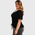 thumbnail image 2 of Blusa talla extra (jareta ajustable), modelo 1727 (Negro) negro 40 Roman Fashion Blusa extra 1727, 2 of 5