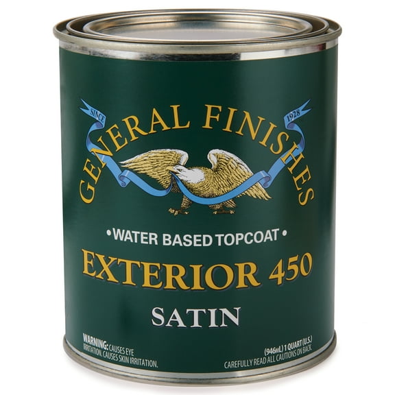 General Finishes, Exterior 450 CLEARS, Satin, Quart