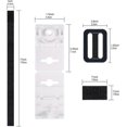 thumbnail image 2 of Ensemble de 8 Sangles de Fixation Extra Longues et Pinces de Rechange pour Système Mobile Enroulable pour Piscine, 2 of 4