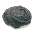 thumbnail image 2 of European Real Human Hair Toupee for Men 8x10 Wavy Pieces Replacement Hairpiece Prosthesis PU Skin System, 2 of 6