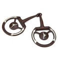 thumbnail image 4 of Equestrian Loose Ring, D-Ring,  Stainless Steel Brown For Long Time Use, 4 of 8
