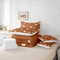 thumbnail image 5 of YST 7-Piece Fall Theme Pumpkin Comforter Set, Twin Size, Vintage Burnt Orange, 5 of 5